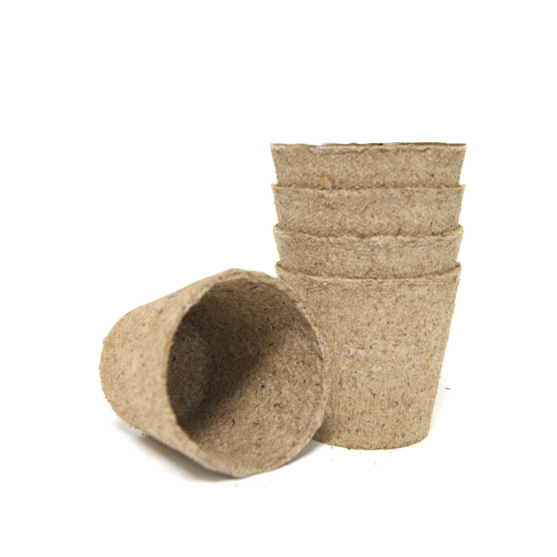 VG Garden - 5 Round peat pots - 17.1x15.2cm