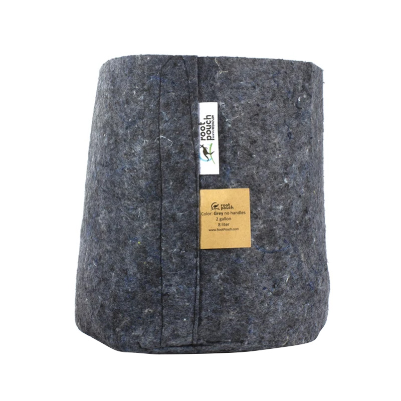 Root Pouch 2 - 8L - Pot géotextile écologique Charbon - 30x21cm