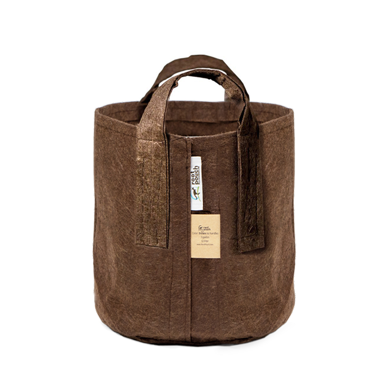 Root Pouch 10 - 36L - Pot géotextile avec anses Marron - Ligne Boxer - 40x30cm