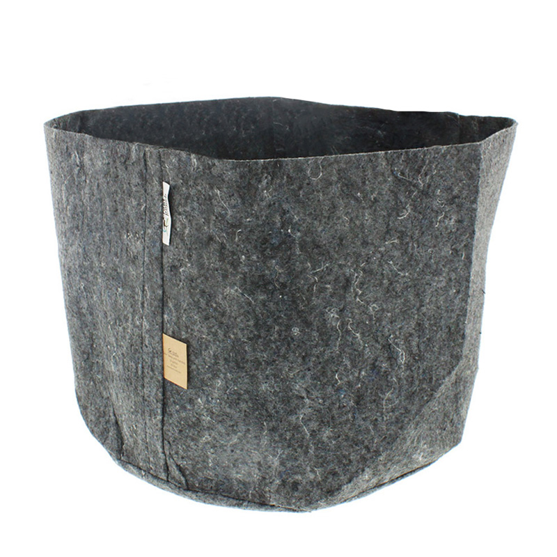 Root Pouch 12 - 45L - Ecological geotextile pot Grey - 38x40cm