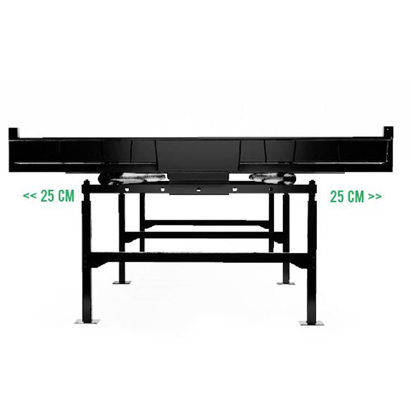 Idrolab - Complete extension for rolling bench - 120x120cm