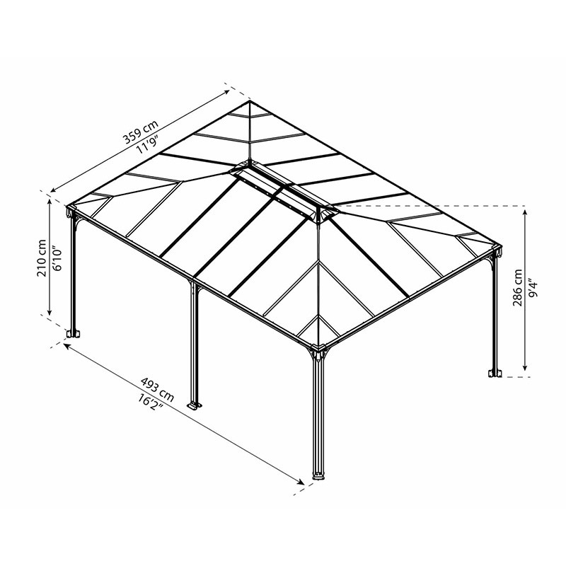 Canopia - Pérgola - Gazebo Martinica 5000