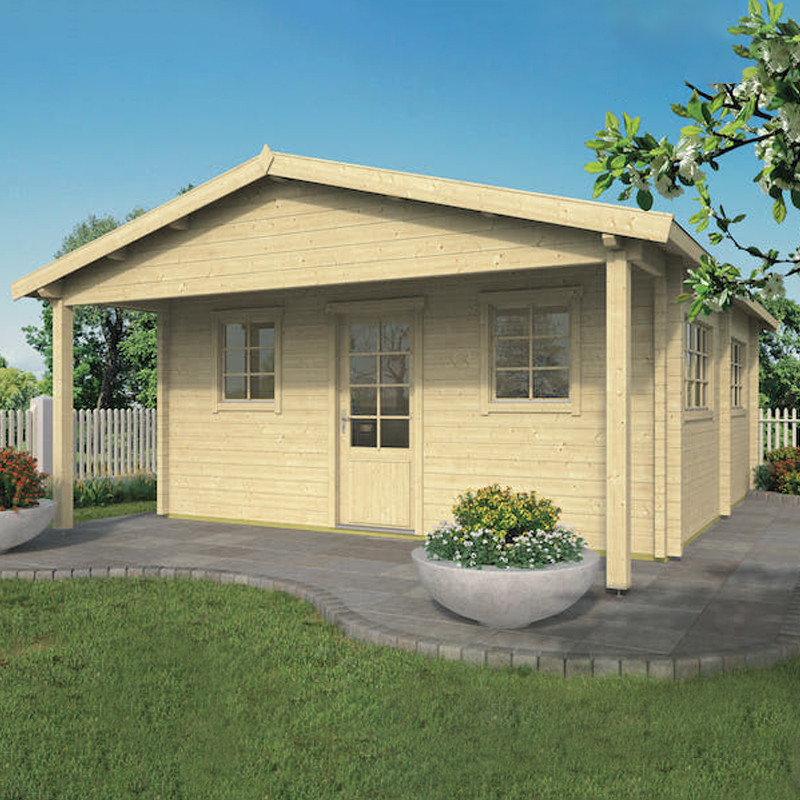 Tuindeco - Chalet en bois massif - 27m² - 70mm - Ennis