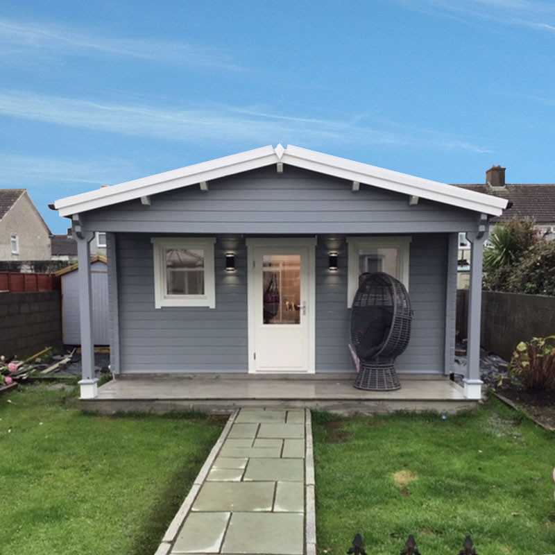 Tuindeco - Chalet en bois massif - 27m² - 70mm - Ennis