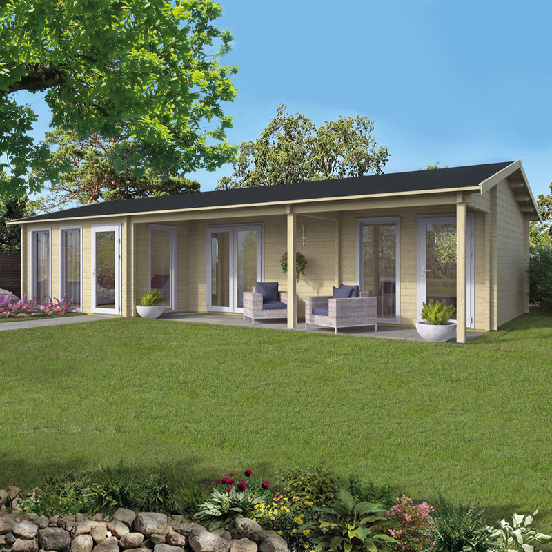 Tuindeco - Chalet en bois massif - 47m² - 70mm - Letterkenny