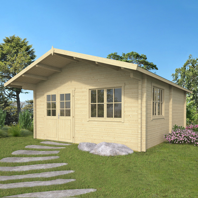 Tuindeco - Chalet en bois massif - 30m² - 70mm - Nieder