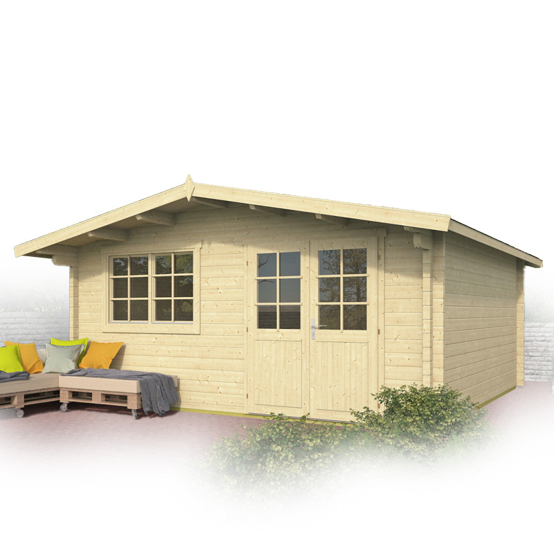 Tuindeco - Chalet en bois massif - 25m² - 70mm - Dindle