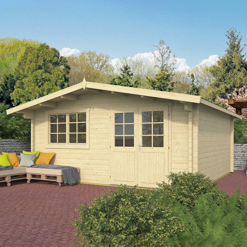 Tuindeco - Chalet in legno massiccio - 25m² - 70mm - Dindle