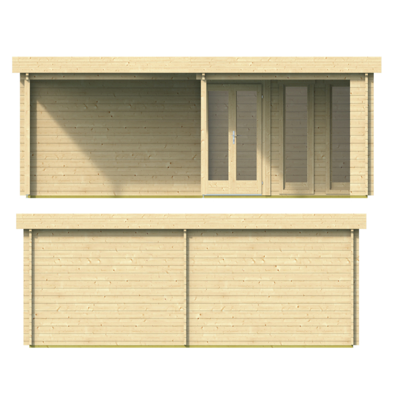 Tuindeco - CHALET FUNEN EN MADRIER DE 44MM