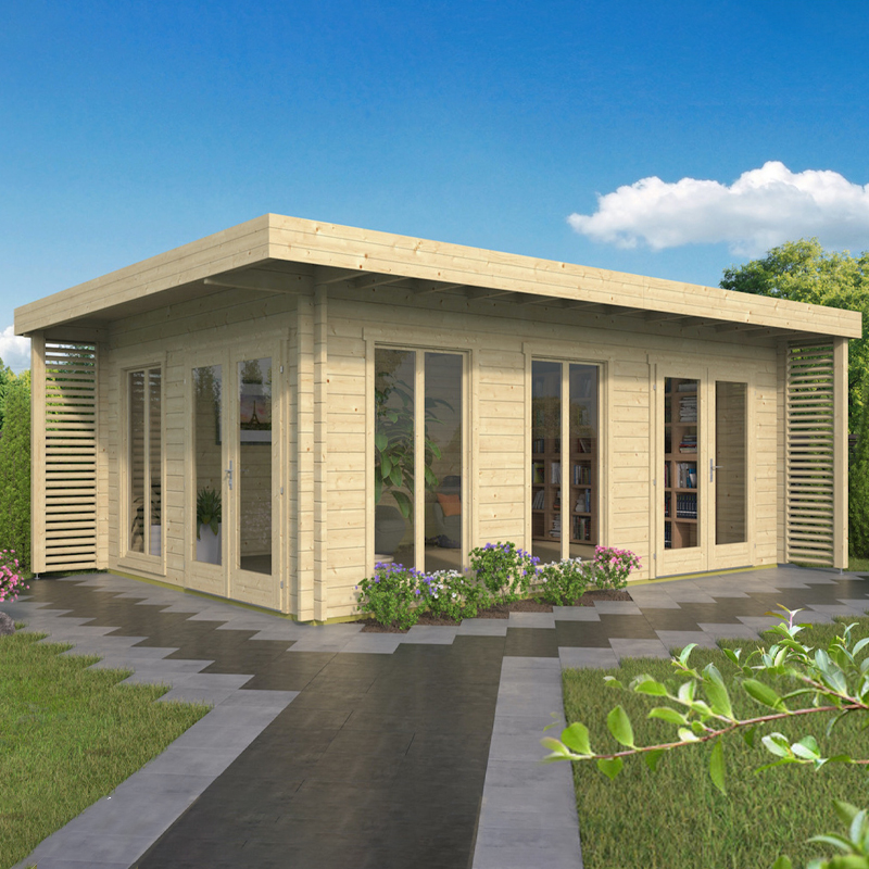 Tuindeco - Chalet en bois massif - 21m² - 44mm - Hildegard