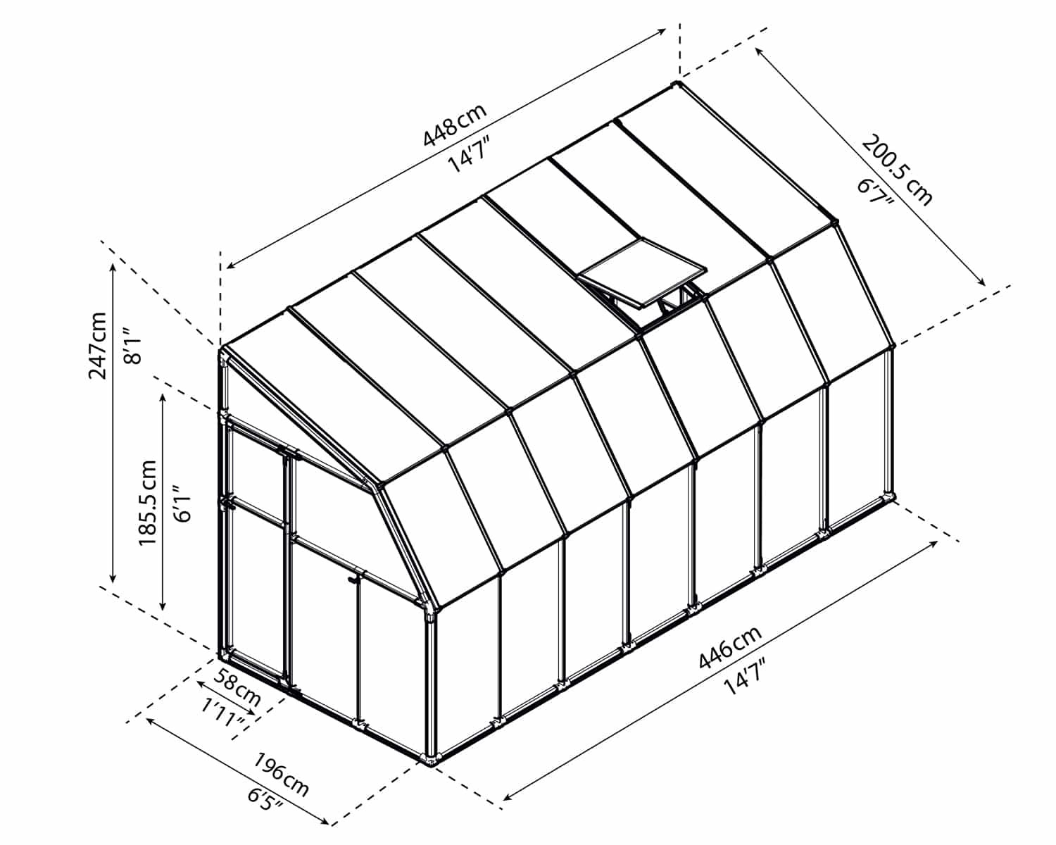 Canopia - Solarium - 448x200.5cm