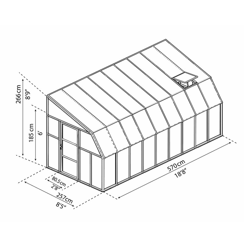 Canopia - Solarium 243x549cm - 8x18pi- En rupture