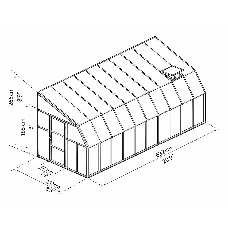 Canopia - Solarium 243x609cm - 8x20pi-En rupture