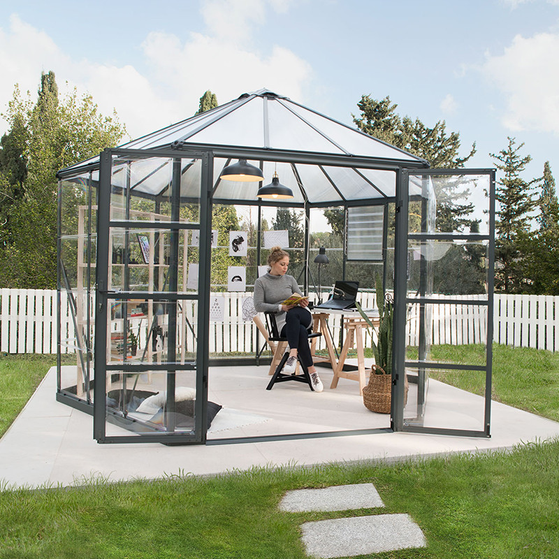 Canopia - Serra esagonale da giardino - Oasis™ - 360x315cm