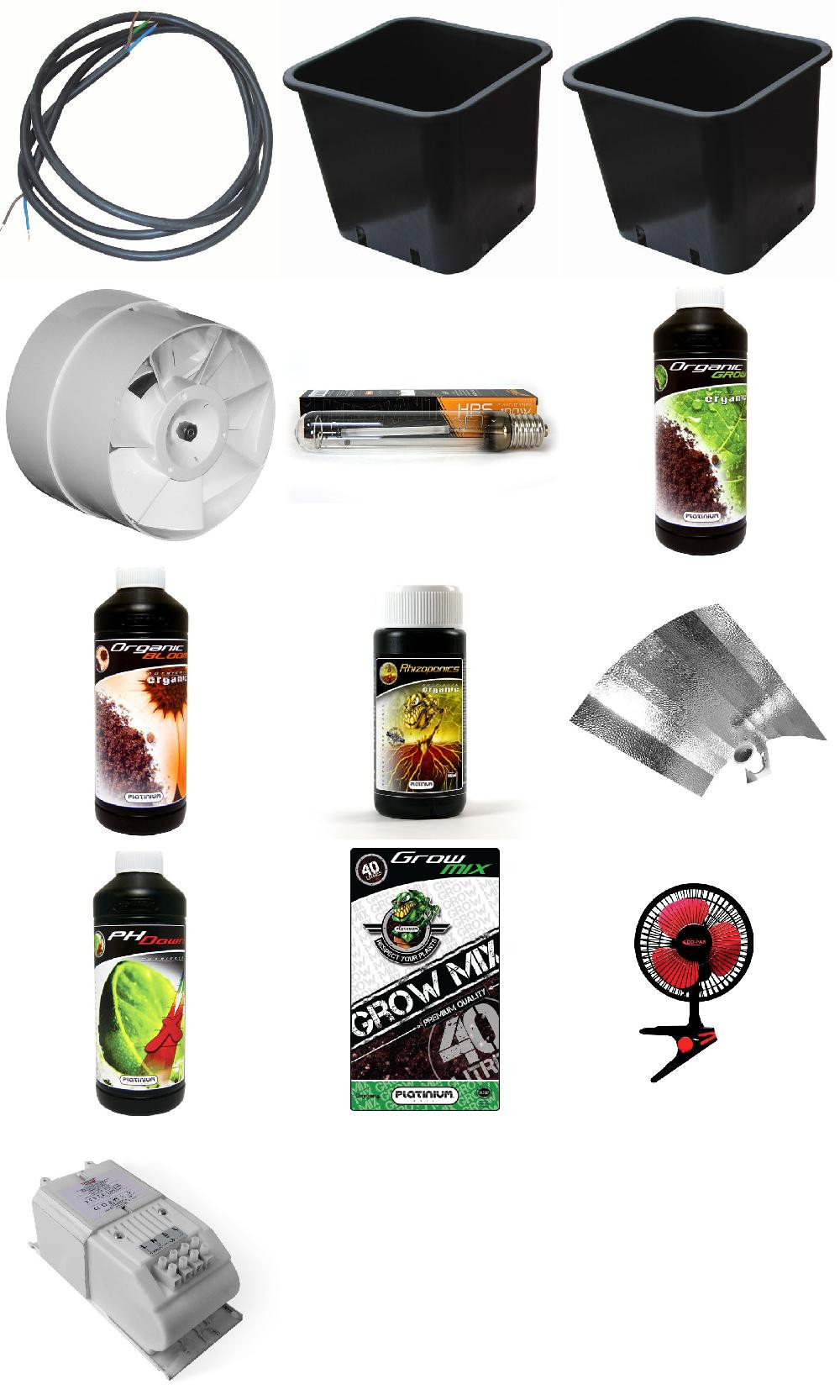 Pack de cultivo interior ECO EARTH 400W
