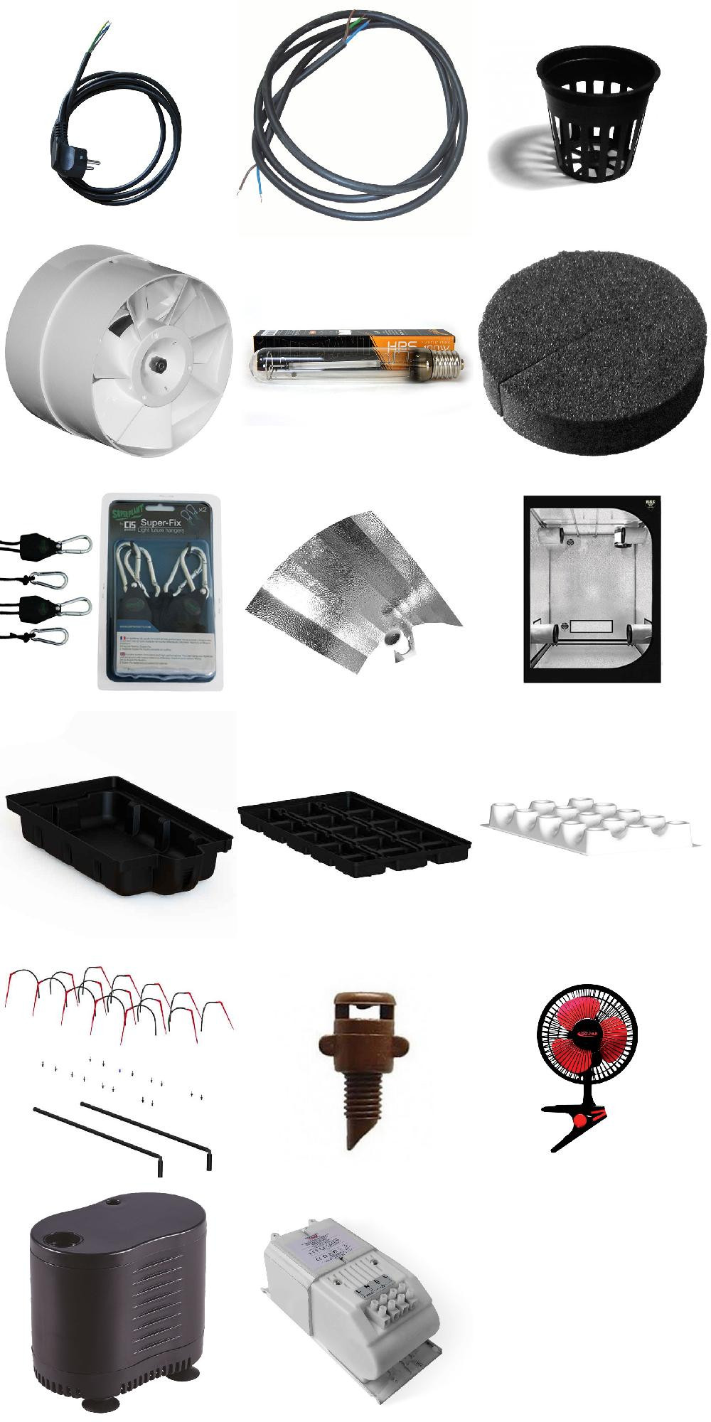 PACK chambre de culture complète BLACK BOX V2 125 X 62 AERO ECO