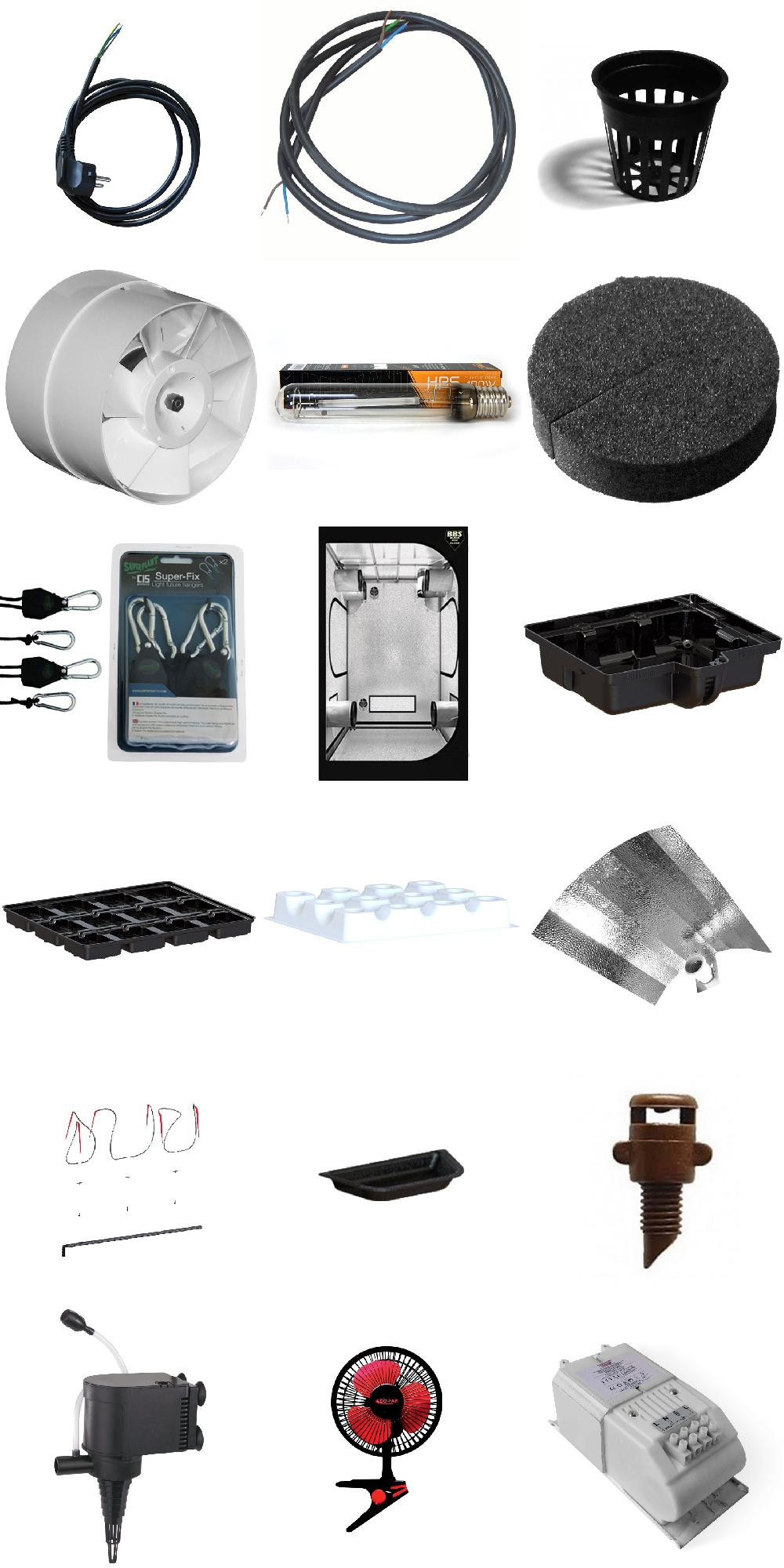 PACK chambre de culture complète BLACK BOX V2 100 AERO ECO