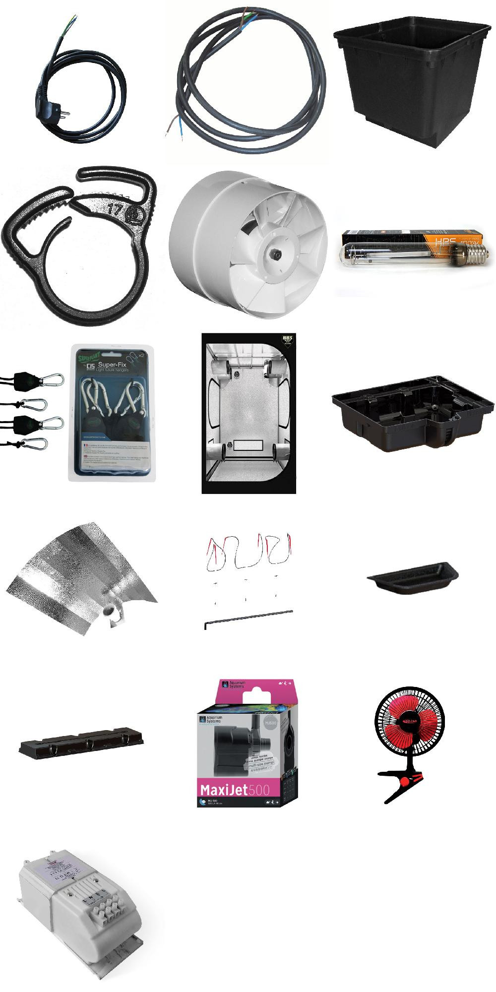 pack Blackbox Silver Chambre de Culture - Pack BBS V2 100 Hydro Eco - 100X100X200 cm