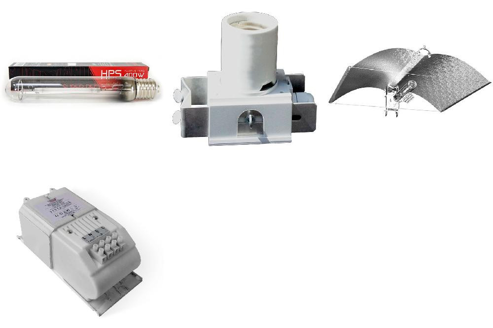 KIT Lampe HPS ECLAIRAGE MAGNETIC 400w ELT 24