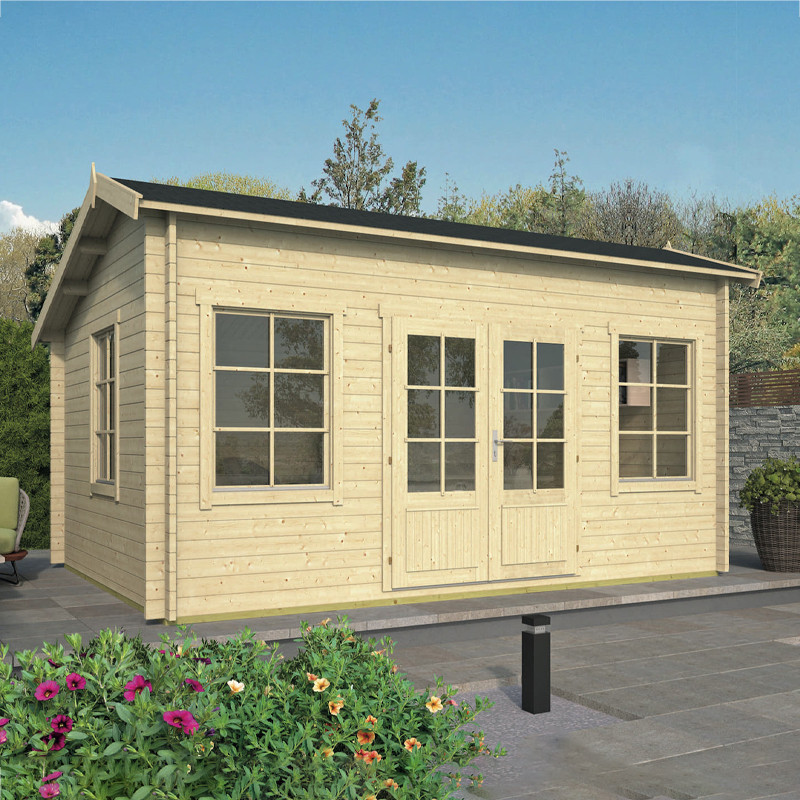 Tuindeco - Chalet en bois massif - 14,5m² - 40mm - Tane