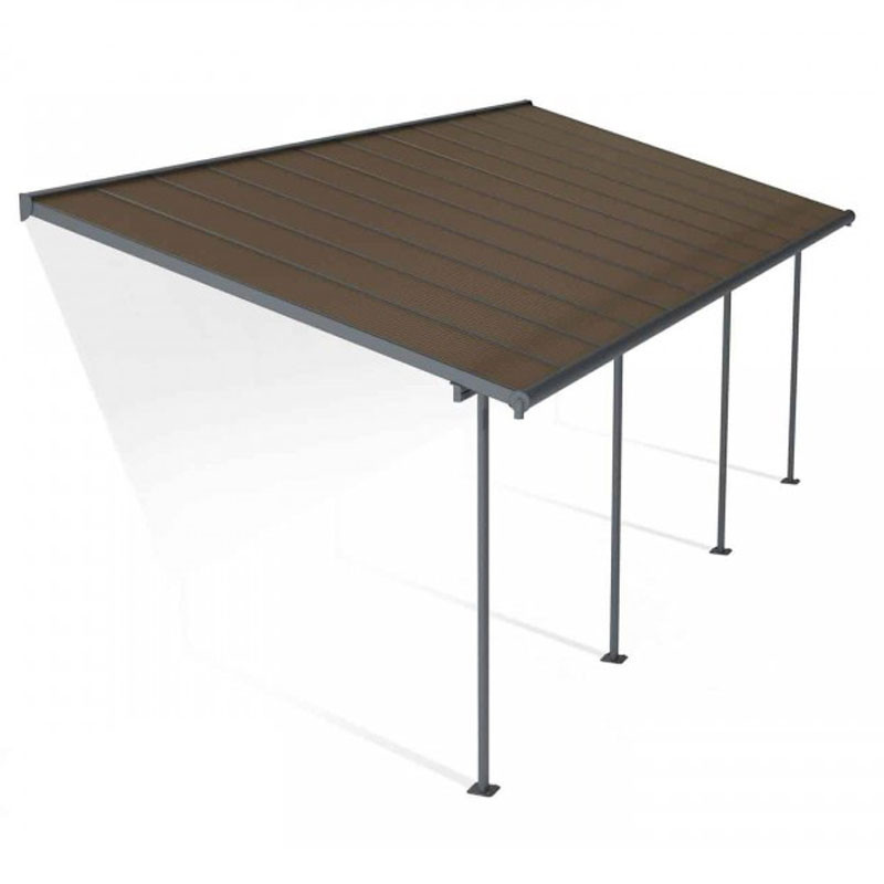 Canopia - Pergola - Capri - 6.10x3m - Gris Bronce