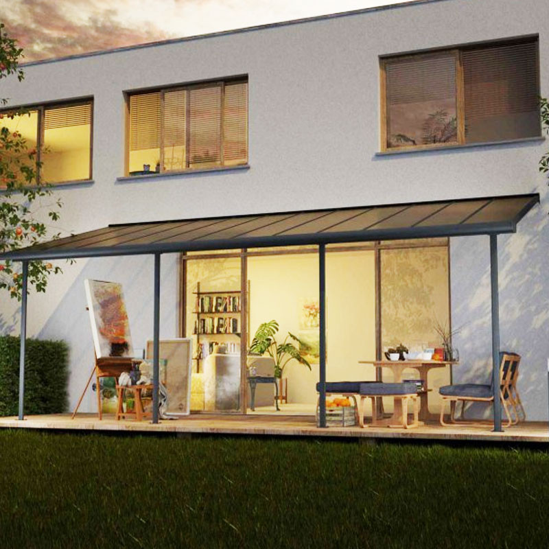Canopia - Pergola - Capri - 6.10x3m - Gris Bronce