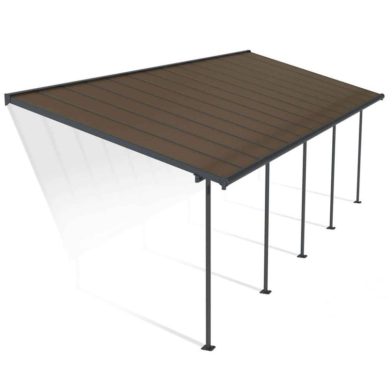 Canopia - Pergola - Capri - 8,51x3m - Gris Bronce