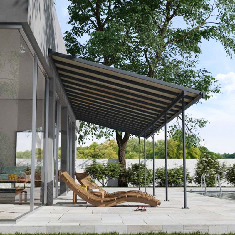Canopia - Pergola - Capri - 8,51x3m - Gris Bronce