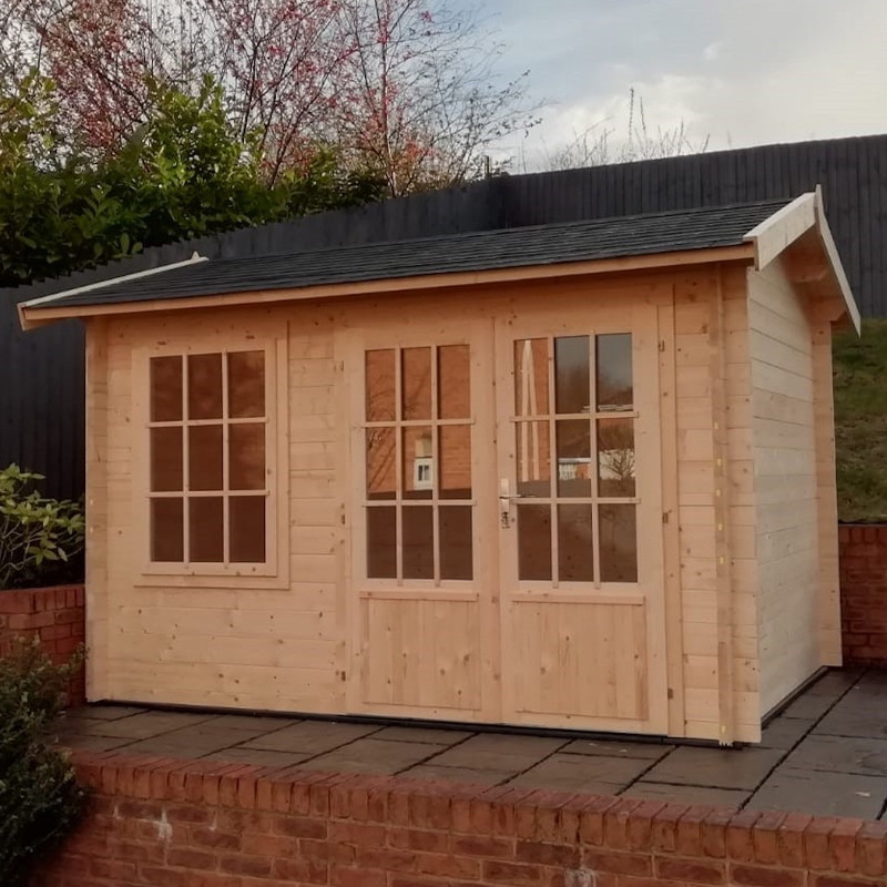 Tuindeco - Chalet en bois massif - 7,6m² - 40mm - Daisy