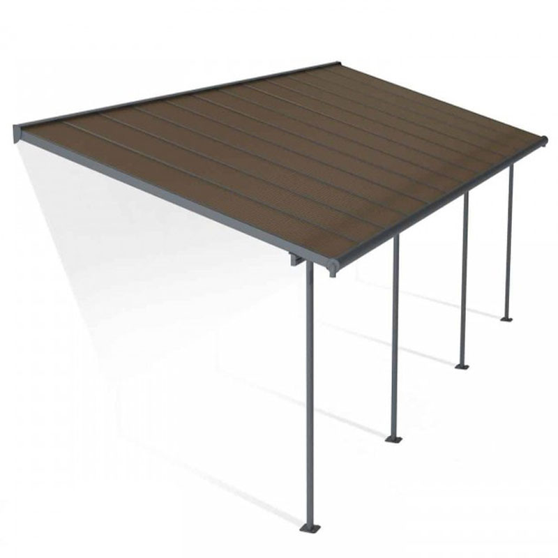 Canopia - Pergola - Capri - 7.30x3m - Gris Bronce