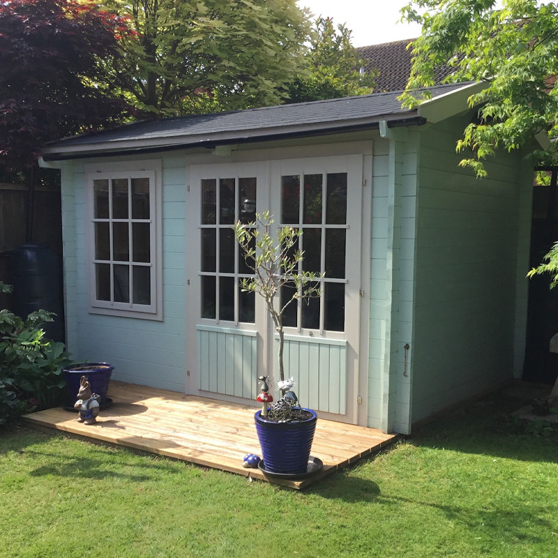 Tuindeco - Chalet en bois massif - 7,6m² - 40mm - Daisy