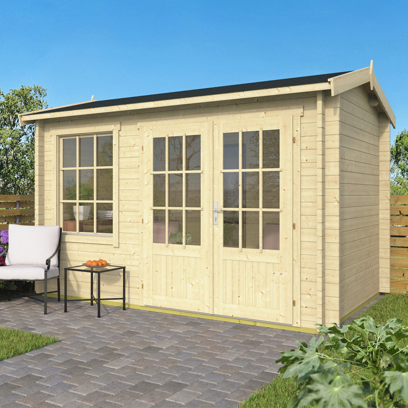 Tuindeco - Chalet en bois massif - 7,6m² - 40mm - Daisy