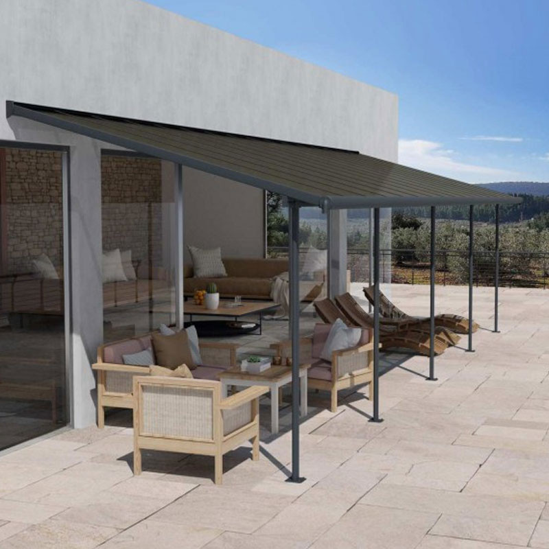 Canopia - Pergola - Capri - 9.15x3m - Gris Bronce