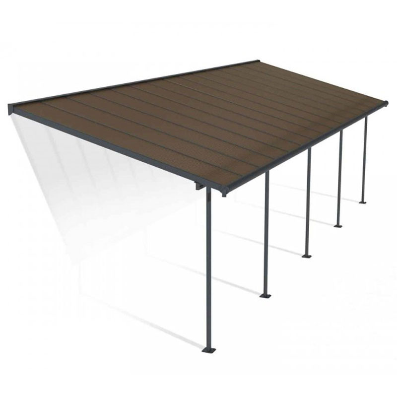 Canopia - Pergola - Capri - 9.15x3m - Gris Bronce