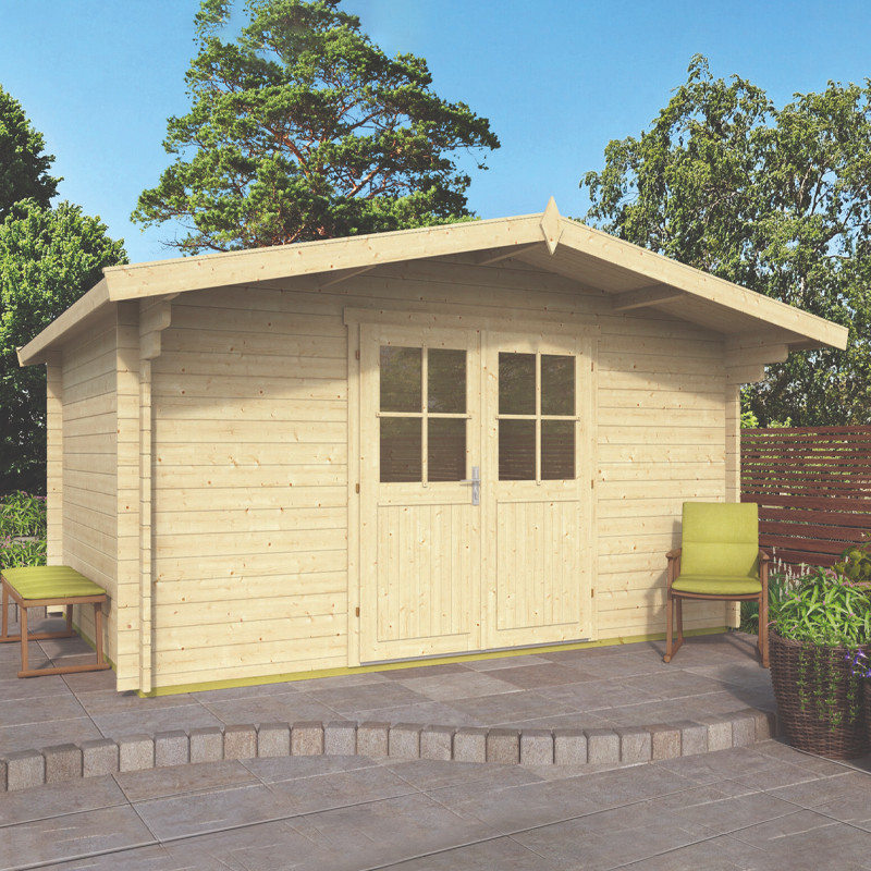 Tuindeco - Chalet bois massif - 12m² - 34mm - Murcia