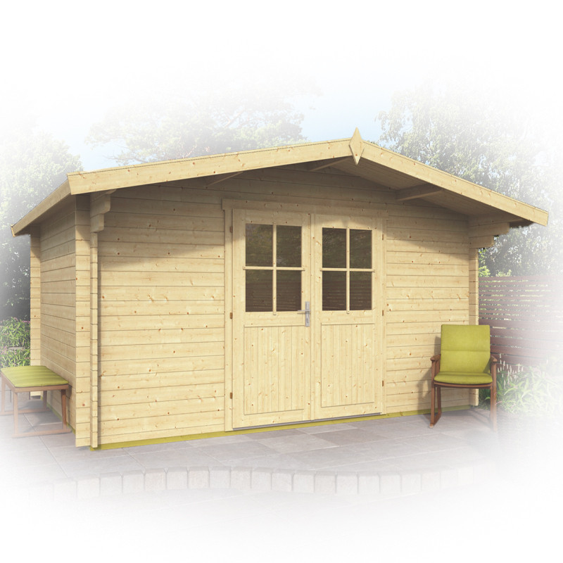Tuindeco - Chalet bois massif - 12m² - 34mm - Murcia