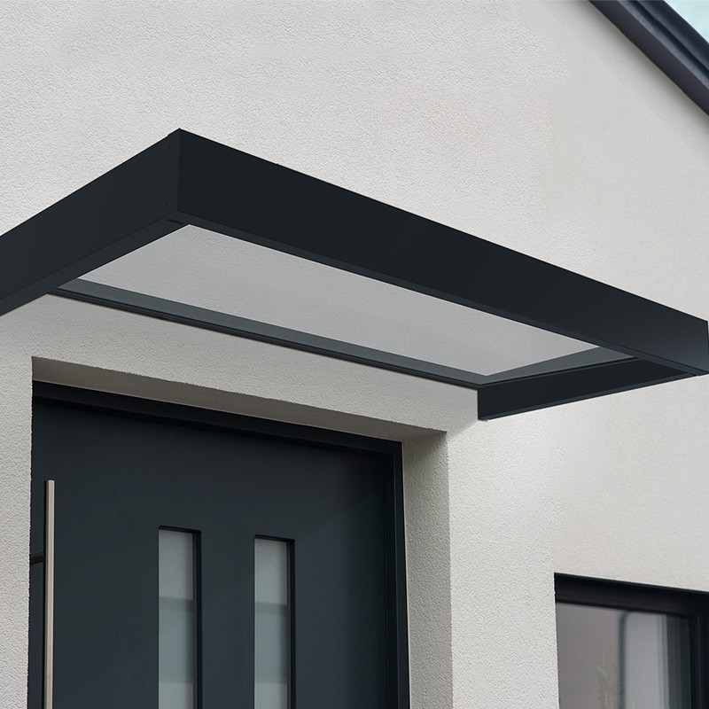Canopia - Auvent de porte - Sophia 1600 - 160x95 cm - Gris