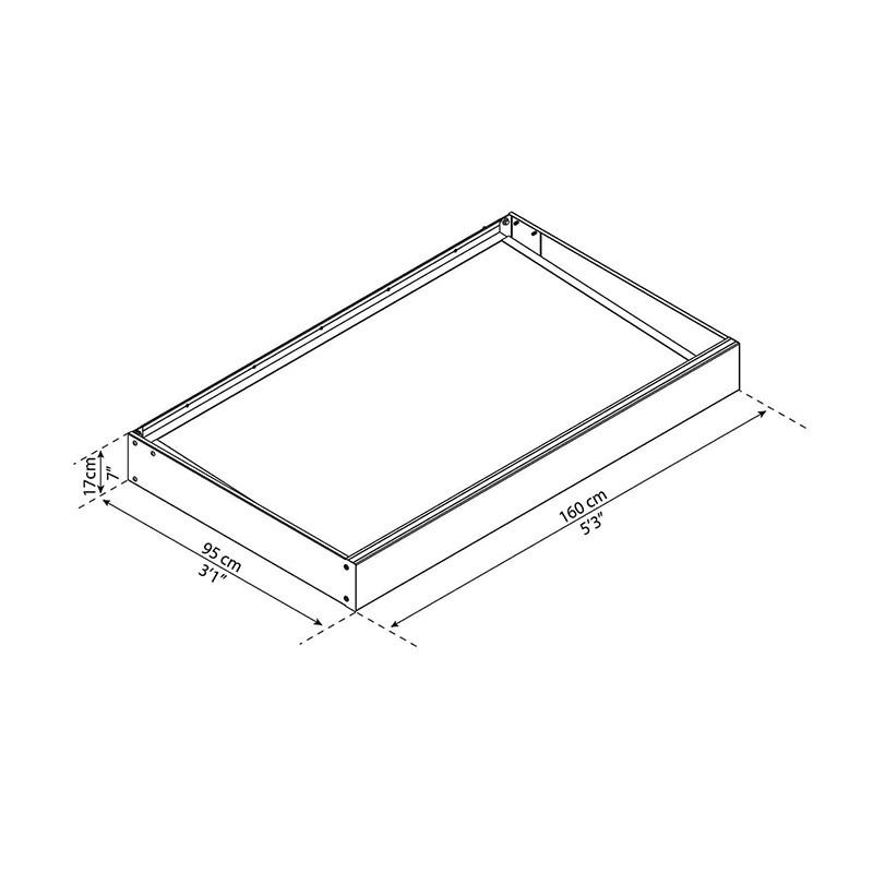 Canopia - Tenda da sole per porta - Sophia 1600 - 160x95 cm - Grigio
