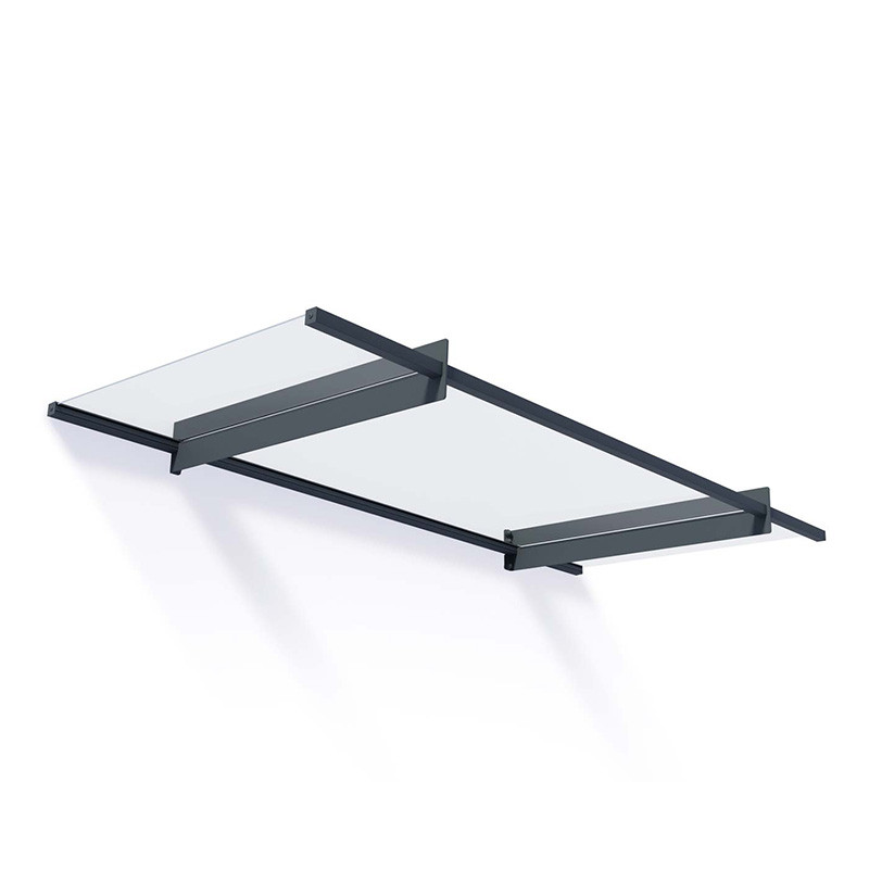 Canopia - Auvent de porte - Nancy 2050 - 205.5x94 cm - Gris