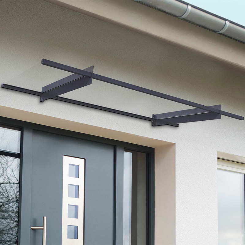 Canopia - Auvent de porte - Nancy 2050 - 205.5x94 cm - Gris
