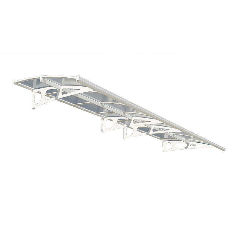 Canopia - Auvent de porte - Bordeaux 4460 - 447x139 cm - Blanc