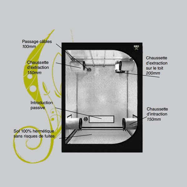  Blackbox Silver - Chambre de Culture - BBS V2 - 150x80x200cm