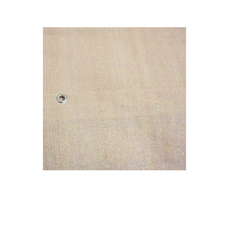 Tuindeco - Voile d'ombrage coulissante - Beige sable - 300x500cm