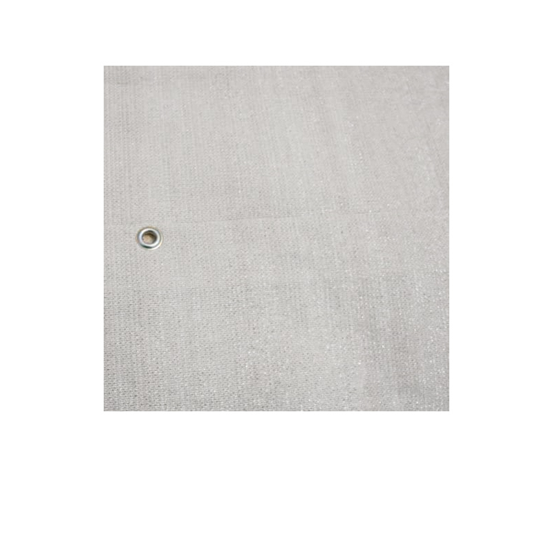 Tuindeco - Voile d'ombrage coulissante - Gris argenté - 300x500cm
