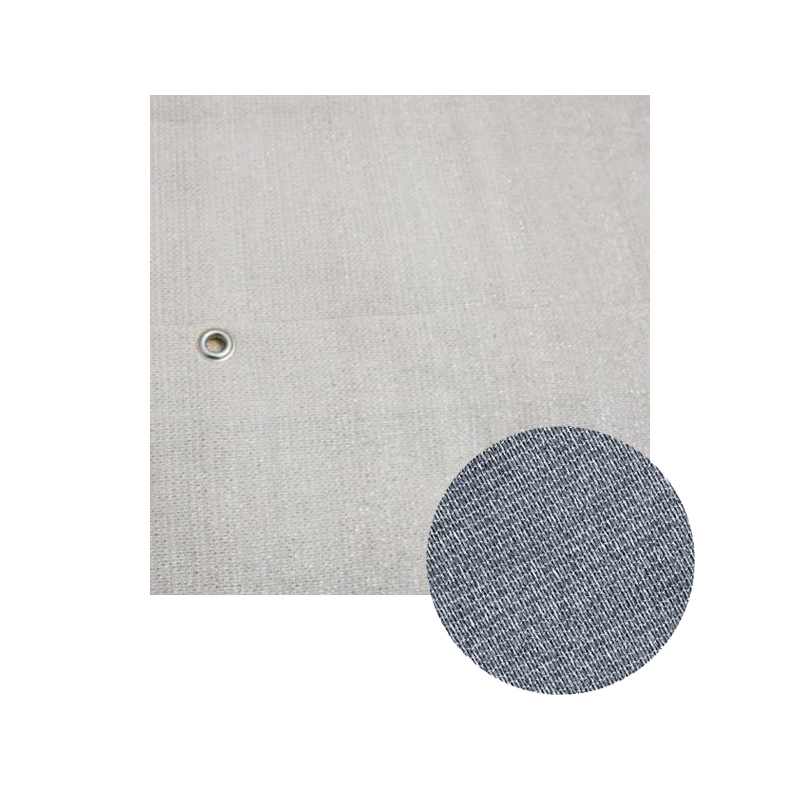 Tuindeco - Schiebesonnensegel - Silbergrau - 300x500cm