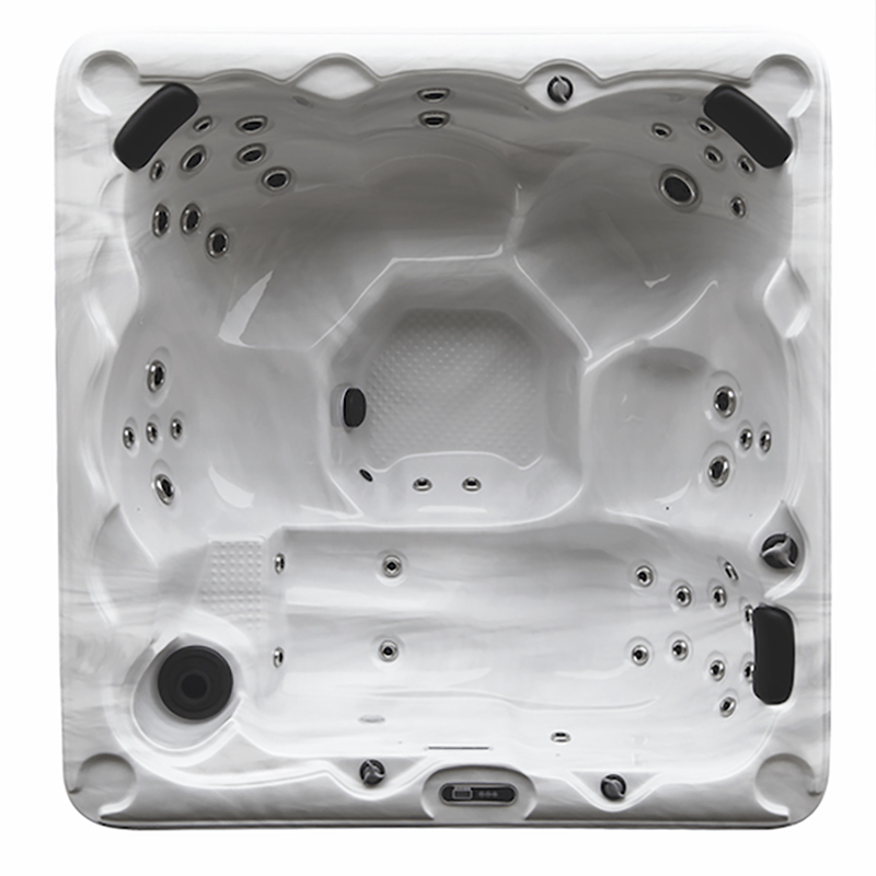 Tuindeco - Alps - Whirlpool 5-Sitzer - 221x212x85cm