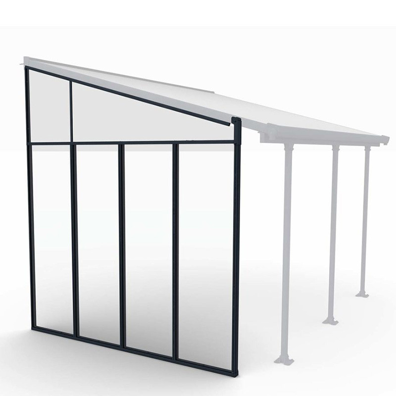 Canopia - Mur latéral 3m pour Patio - Gris