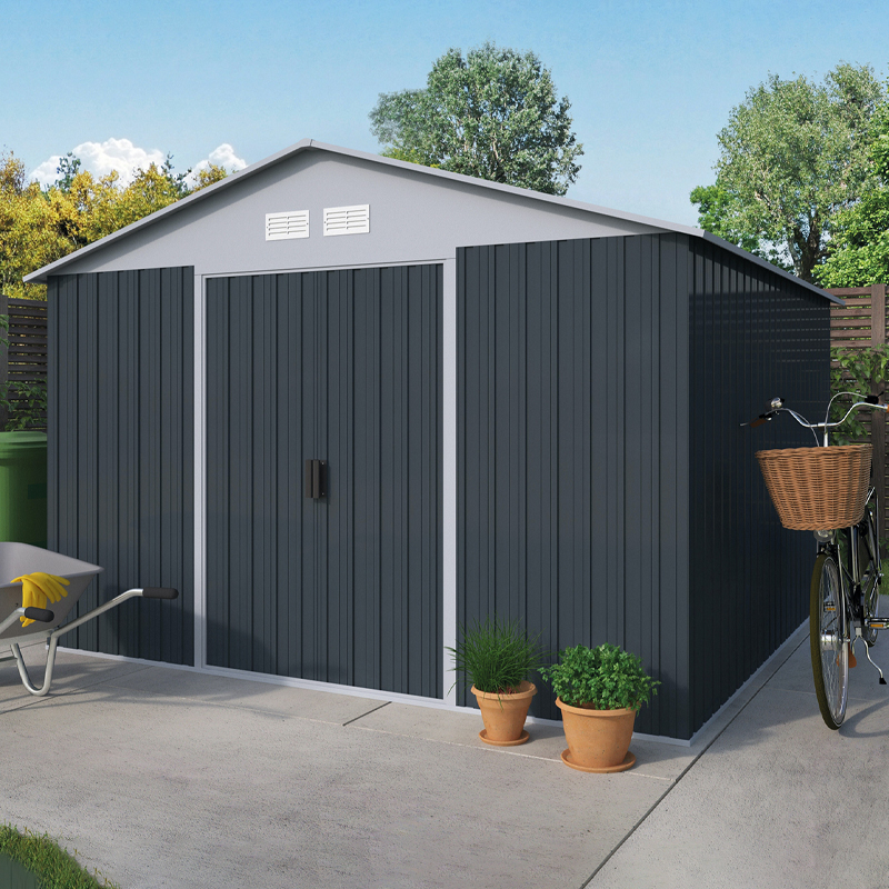 Tuindeco - Cabanon de jardin métallique - 301x238cm