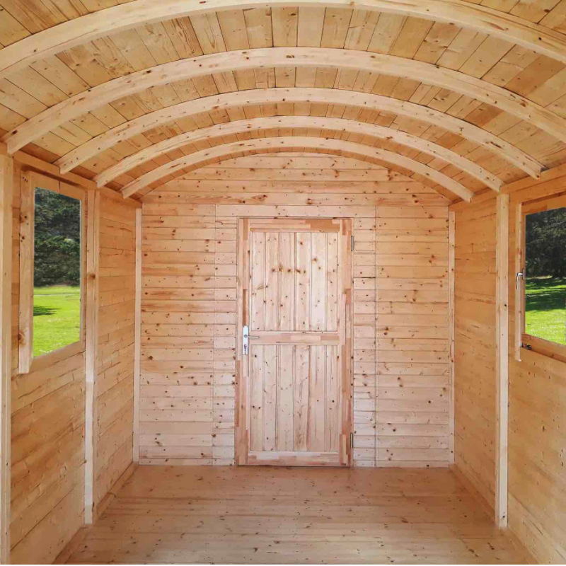 Tuindeco - Ensemble Cloison/Porte pour roulotte