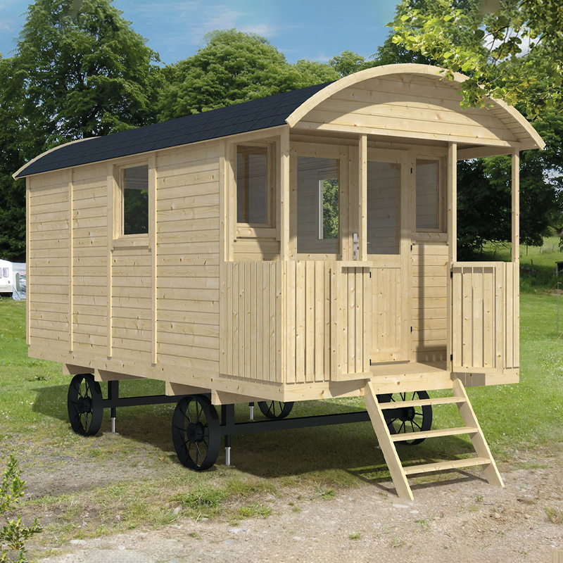 Tuindeco - SHEPHERD HUT 500  CM INCL. VERANDA